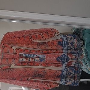 Beautiful , airy colorful blouse